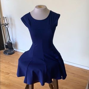 Navy blue summer dress